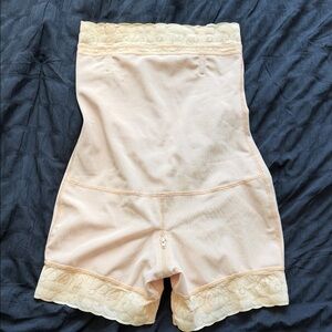 Women's Lace Trim Shapewear in Cream